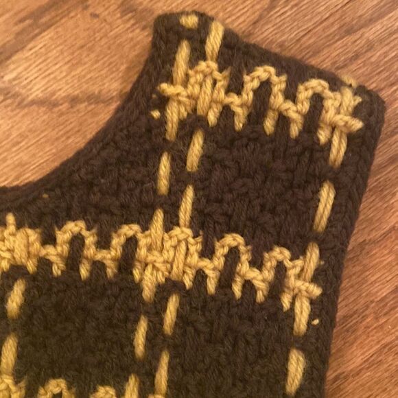 Crochet top, or short dress would be really cute with leggings and boots - Picture 7 of 8